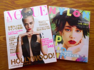 本日7/27日発売 VOGUE JAPAN&NYLON JAPANにて掲載頂きました。